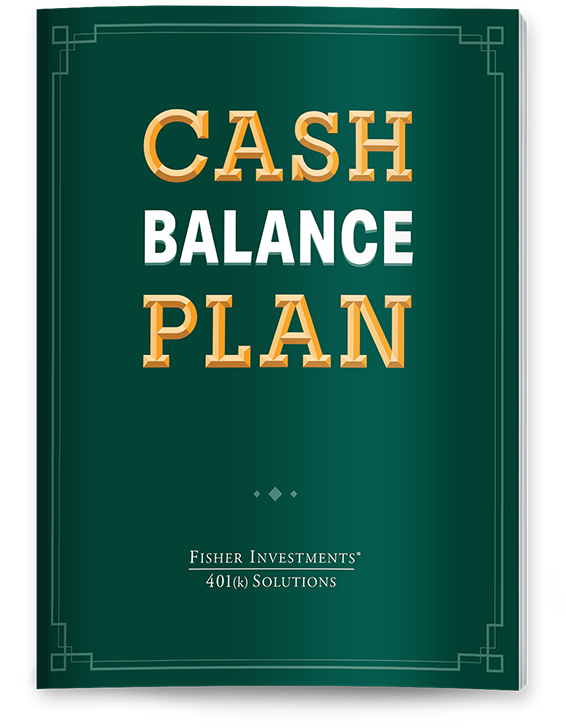 Image that reads cash balance plan